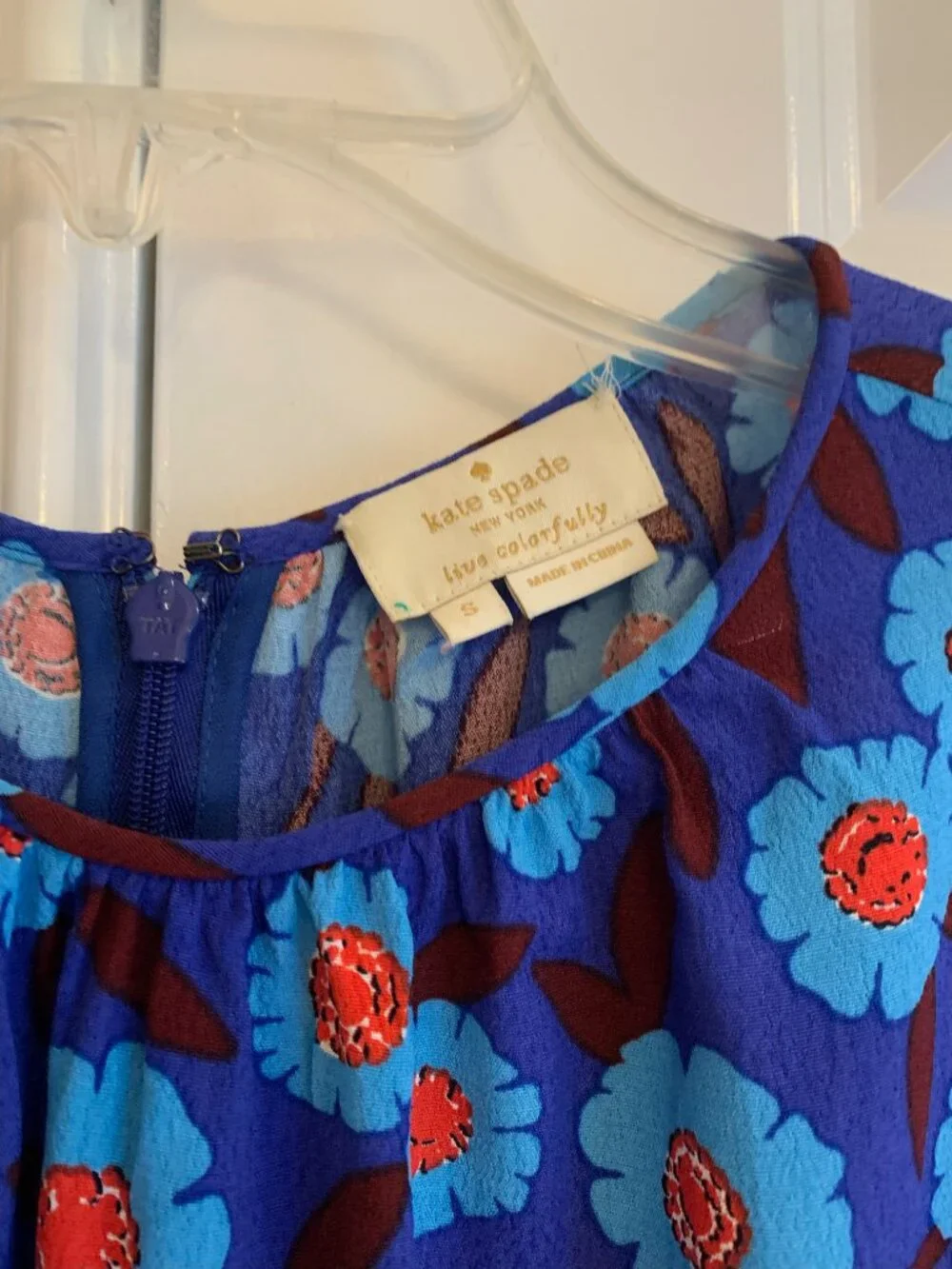 Kate Spade Tangier Floral Crepe Jumpsuit Small